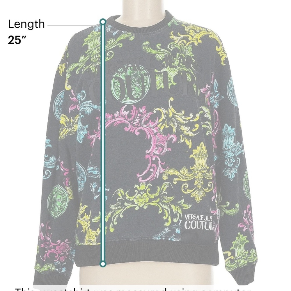 Versace Jeans Collection Black and Pink Crewneck Sweater
Size M - Picture 4 of 6